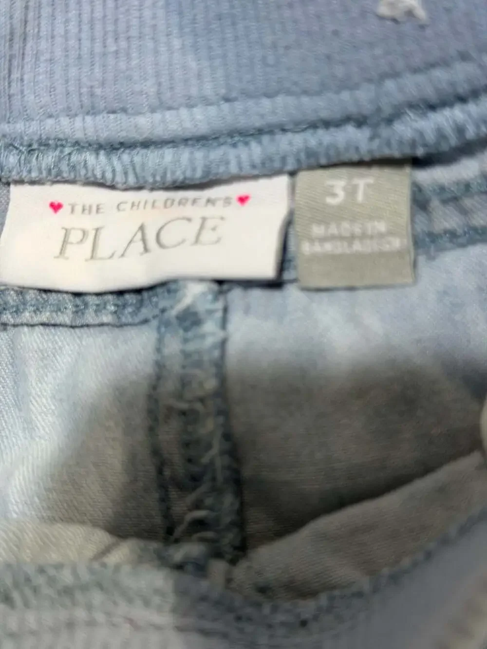 The Children's Place Toddler Girls Pull-On Chambray Shorts Size 3T Lot of 2